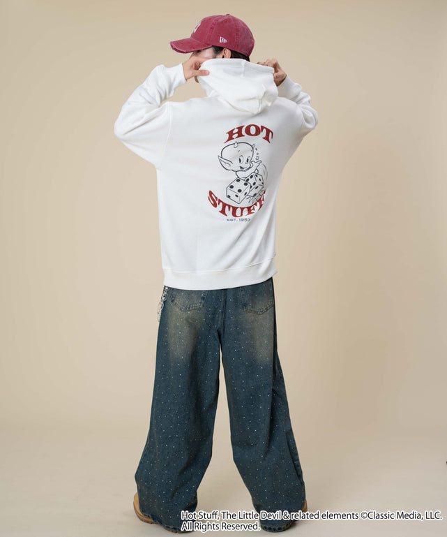 ホワイト モデル：175cm L着用