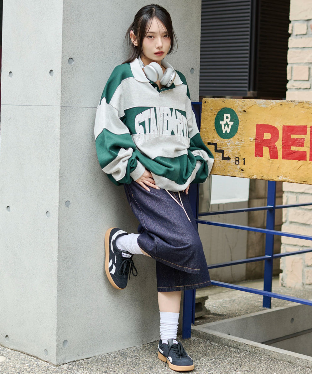 グリーン　モデル：159cm L着用