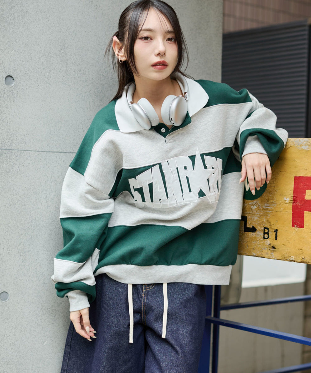 グリーン　モデル：159cm L着用