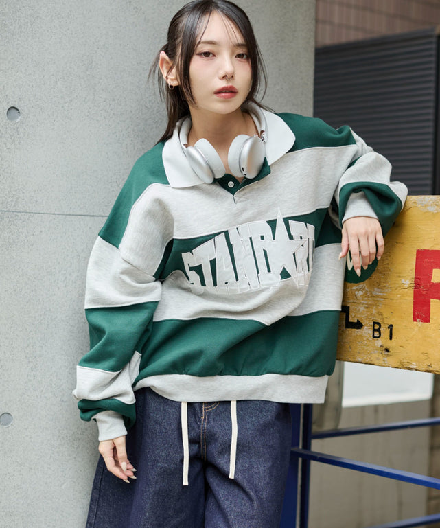 グリーン　モデル：159cm L着用