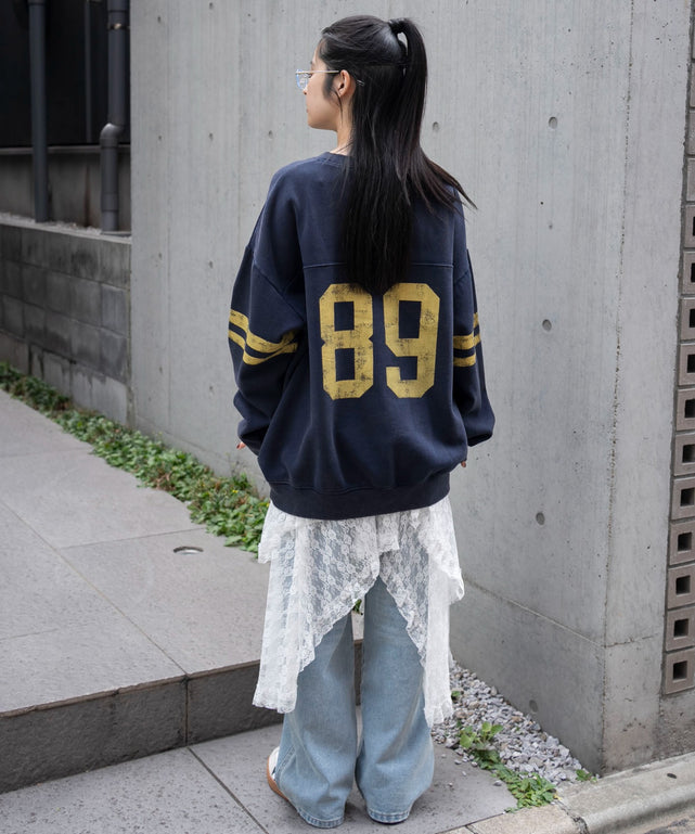 ネイビー　モデル：161cm L着用