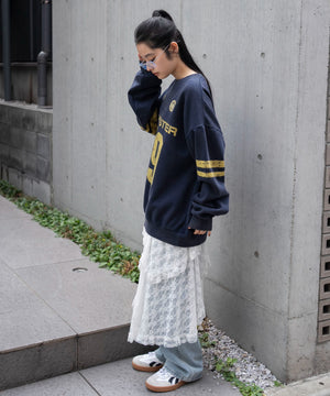 ネイビー　モデル：161cm L着用