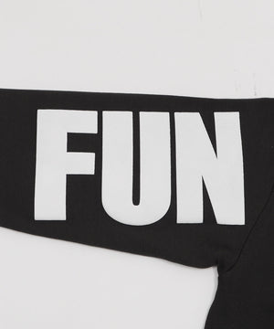 裏起毛アクセ付きストレートラインプルオーバー