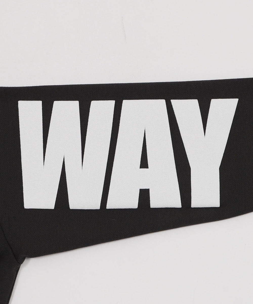 裏起毛アクセ付きストレートラインプルオーバー