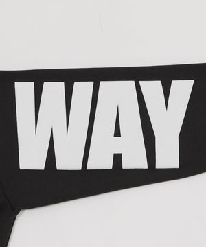 裏起毛アクセ付きストレートラインプルオーバー