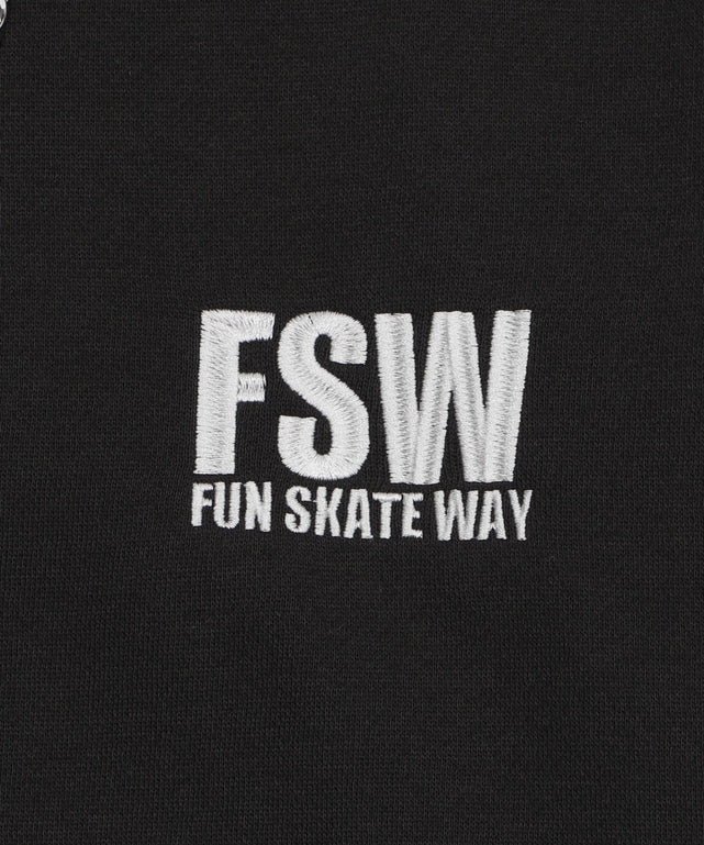 裏起毛アクセ付きストレートラインプルオーバー