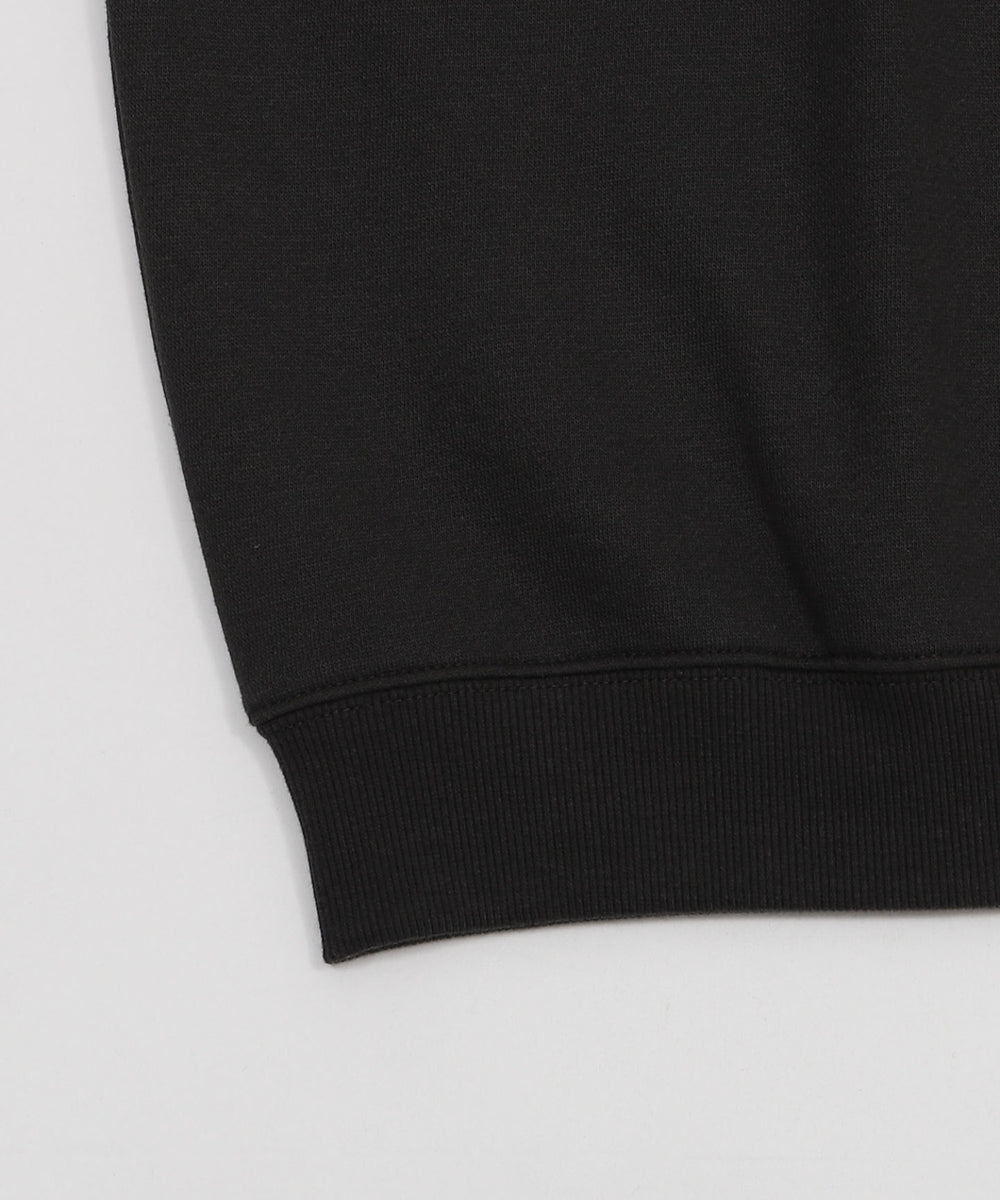 裏起毛アクセ付きストレートラインプルオーバー