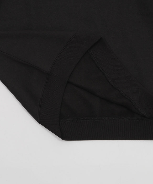 裏起毛アクセ付きストレートラインプルオーバー