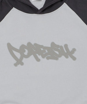 裏起毛ラグランプルパーカー