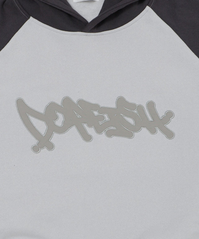 裏起毛ラグランプルパーカー