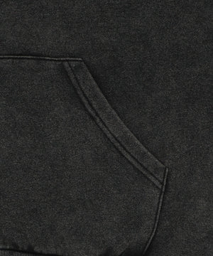 裏起毛ショートグラフィックZIPパーカー