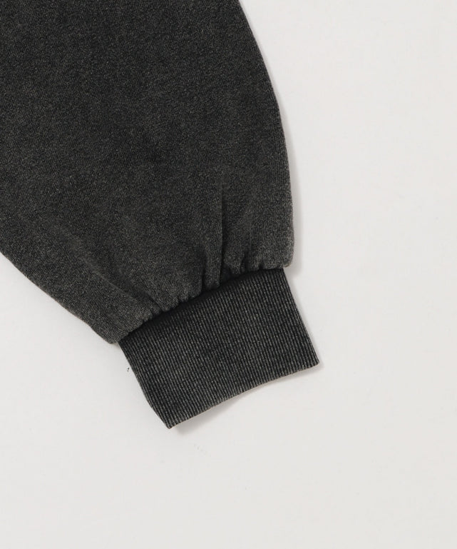 裏起毛ショートグラフィックZIPパーカー