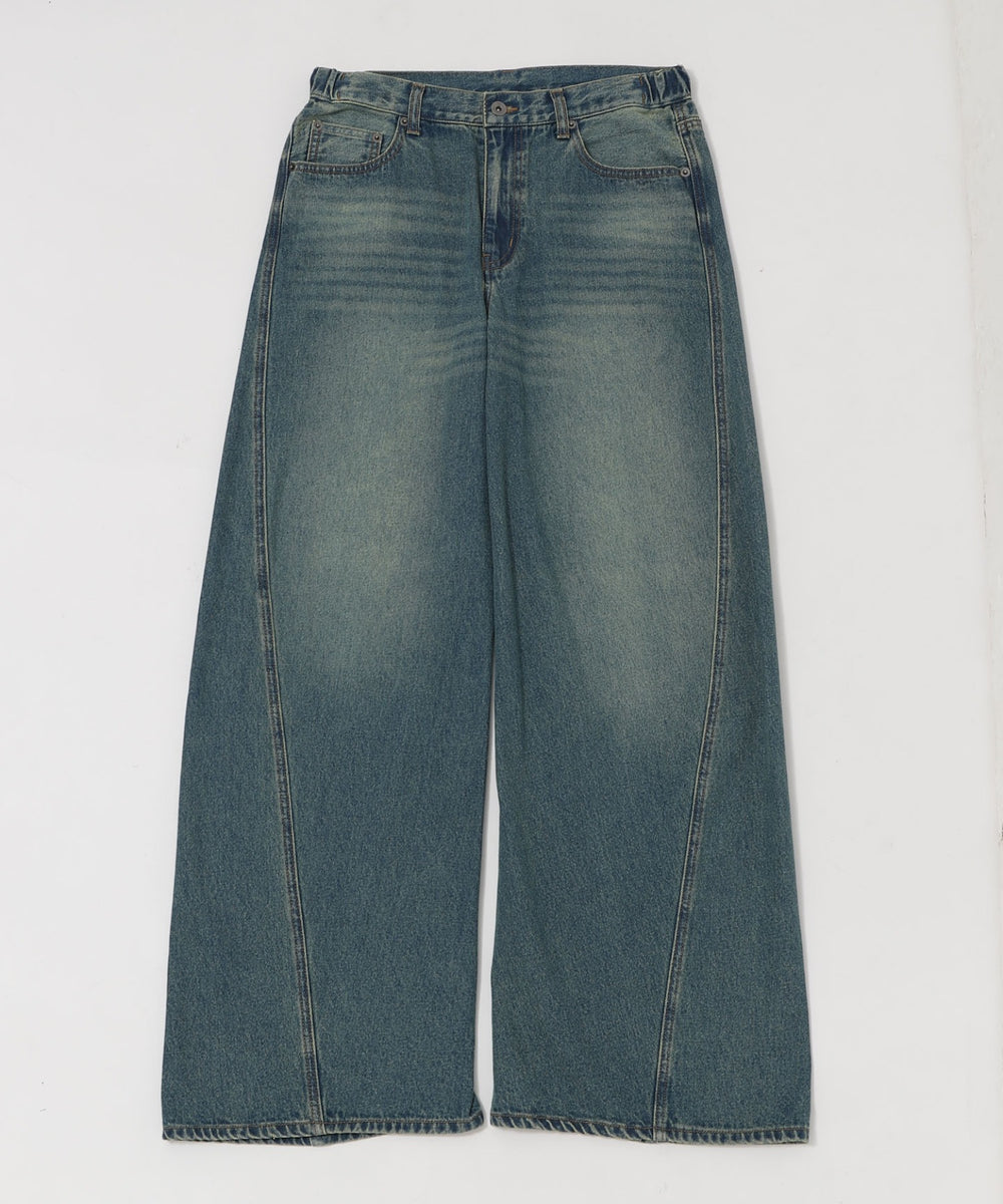 デニム中濃加工