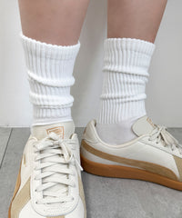 サポート付き無地リブソックス（R）(25-27cm)