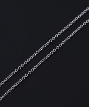 Mラインストーンモチーフネックレス