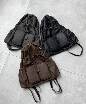 2ポケットPUドロストナップサック