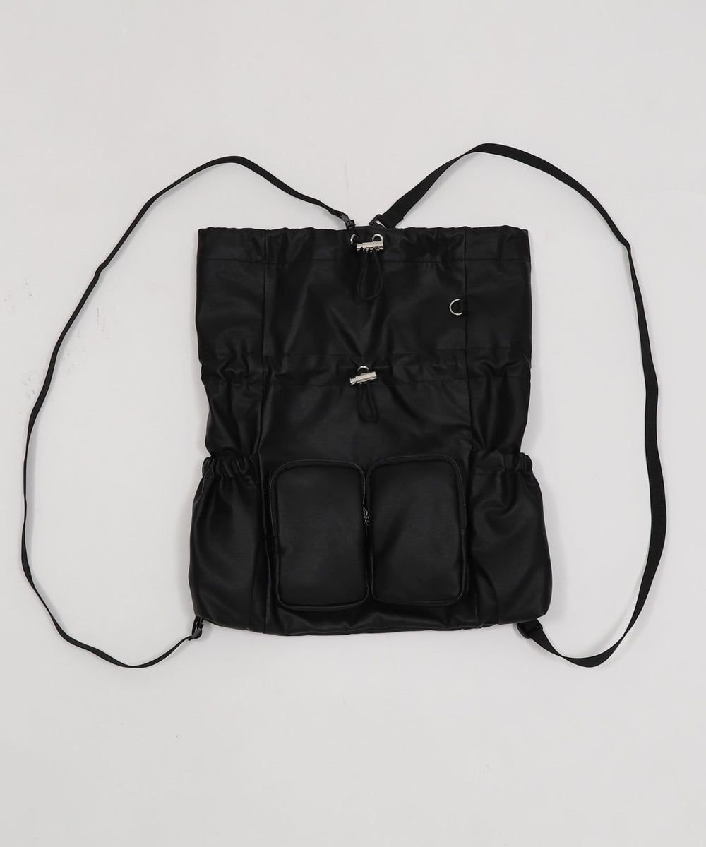 2ポケットPUドロストナップサック