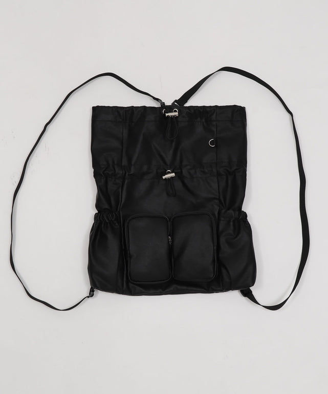 2ポケットPUドロストナップサック