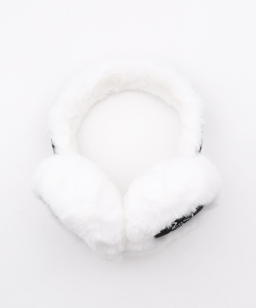 スターラインストーンファーイヤーマフ