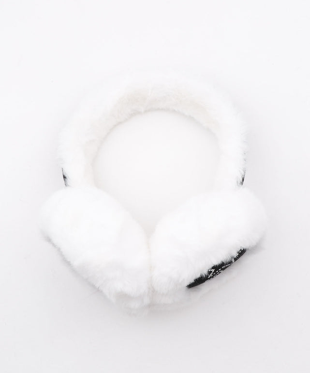 スターラインストーンファーイヤーマフ