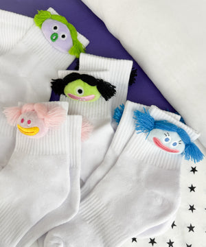 ぬいぐるみモンスターソックス(23-25cm)