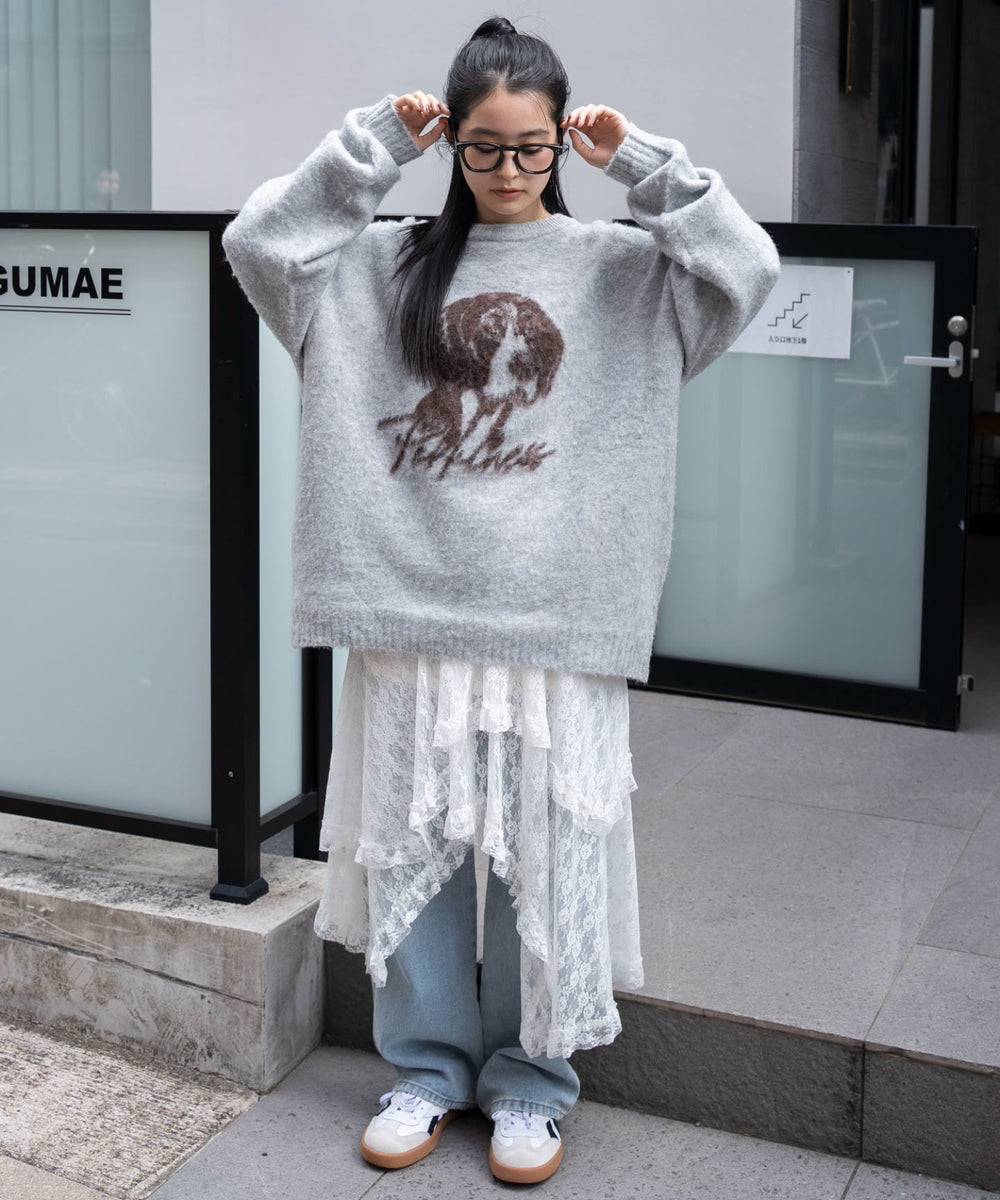 グレー　モデル：161cm L着用