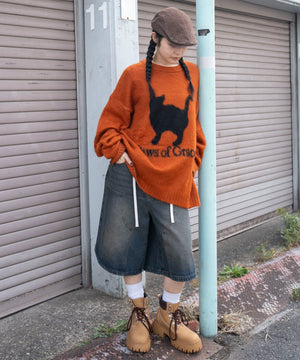 オレンジ　モデル：161cm L着用