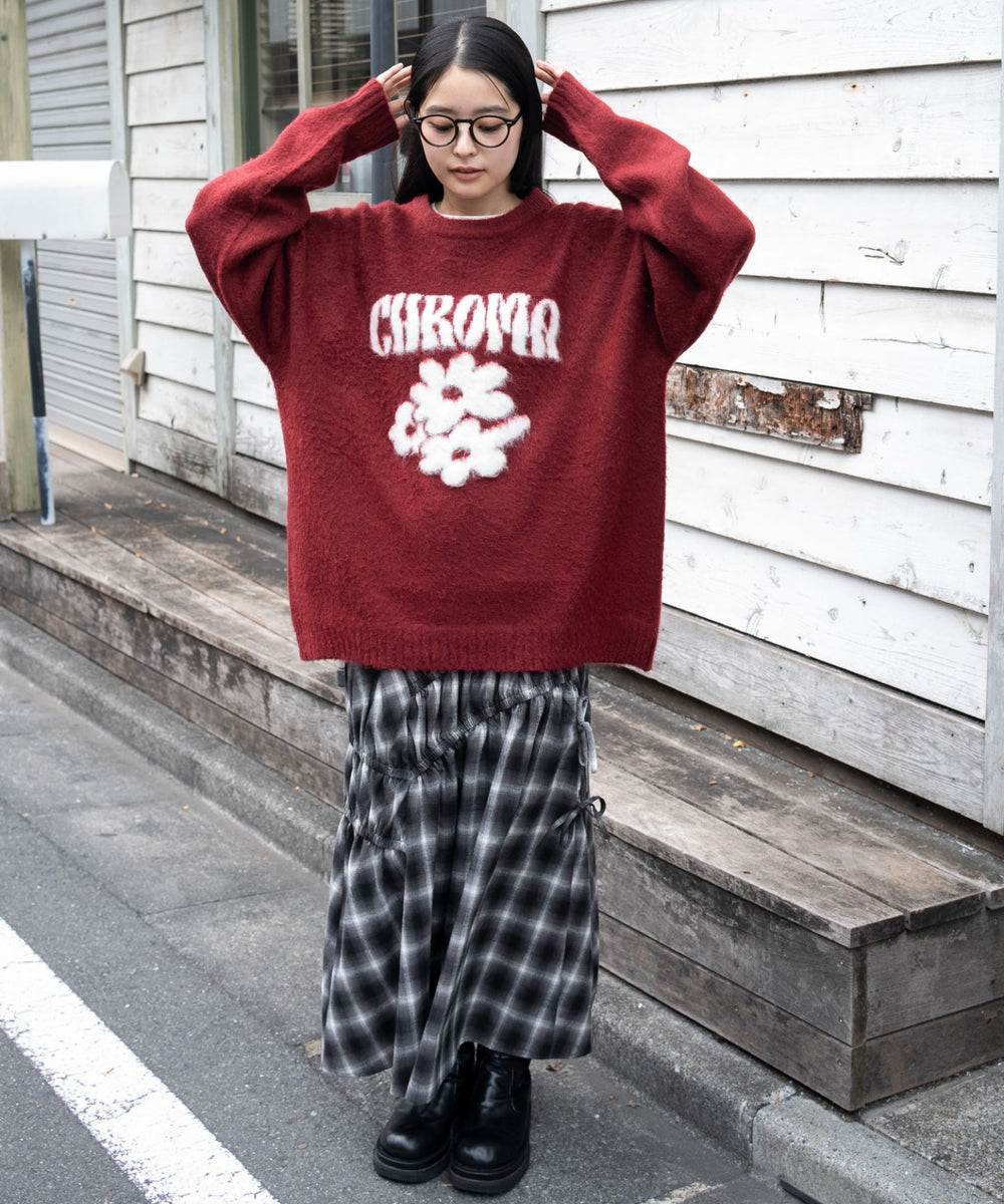 ワイン　モデル：161cm L着用