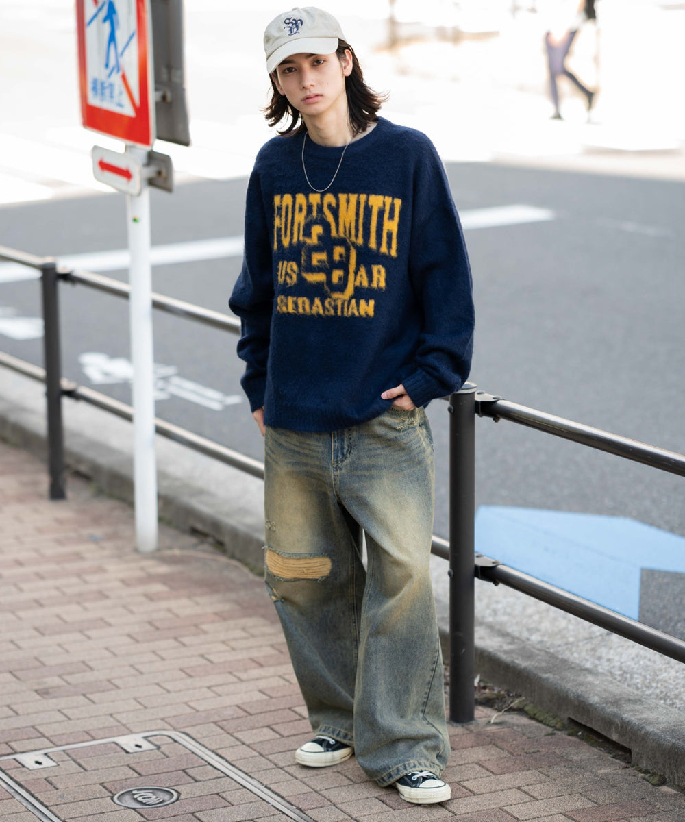 ネイビー モデル：175cm L着用