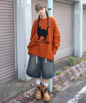 オレンジ　モデル：161cm L着用