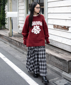 ワイン　モデル：161cm L着用