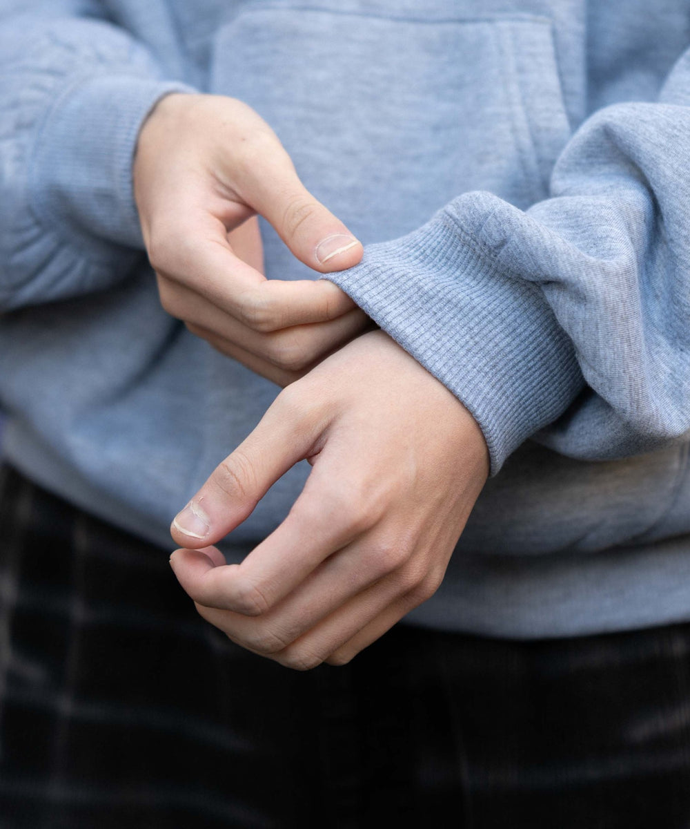 カレッジロゴボアパーカー