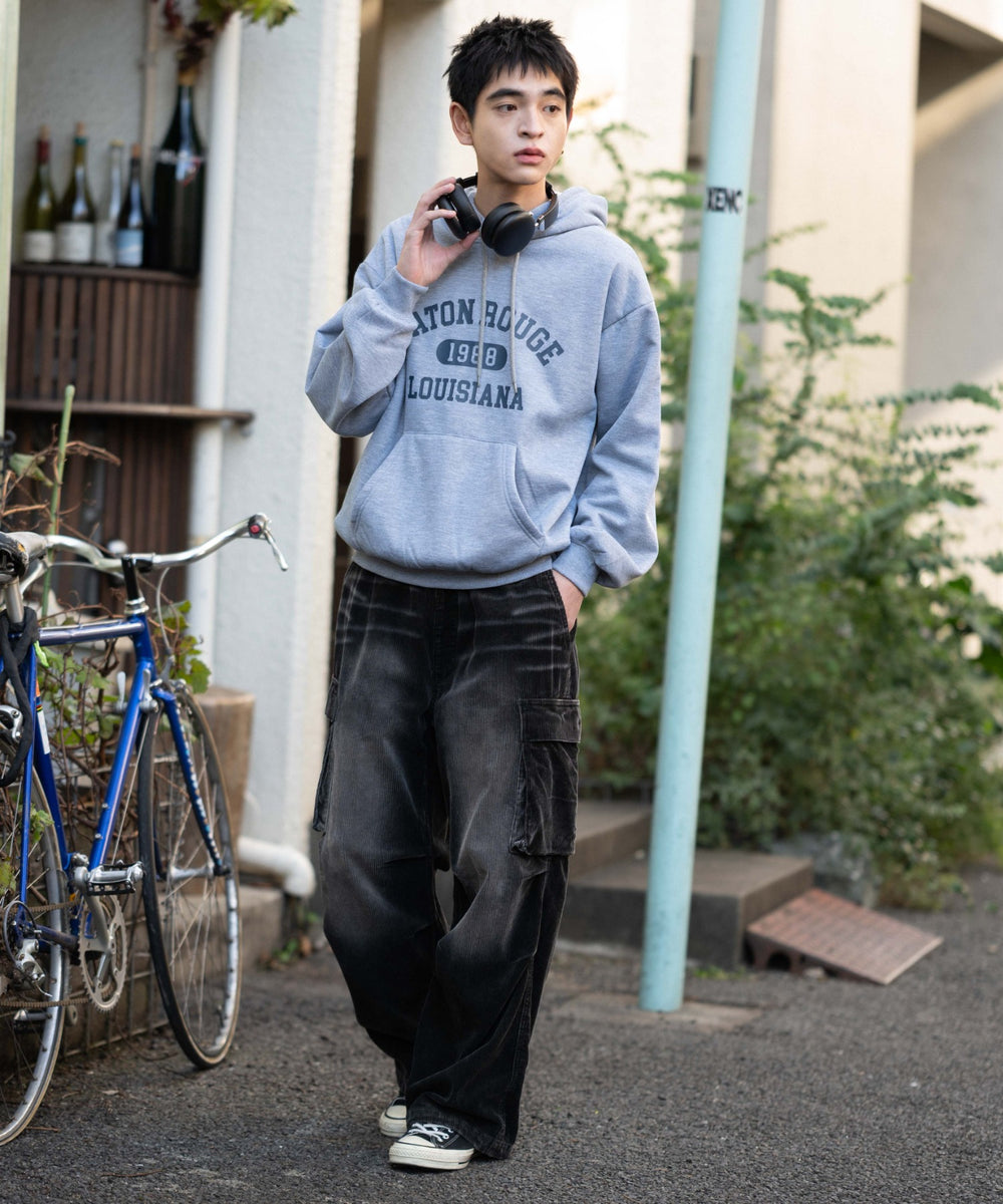 杢グレー モデル：175cm L着用