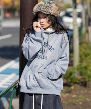 杢グレー　モデル：161cm L着用