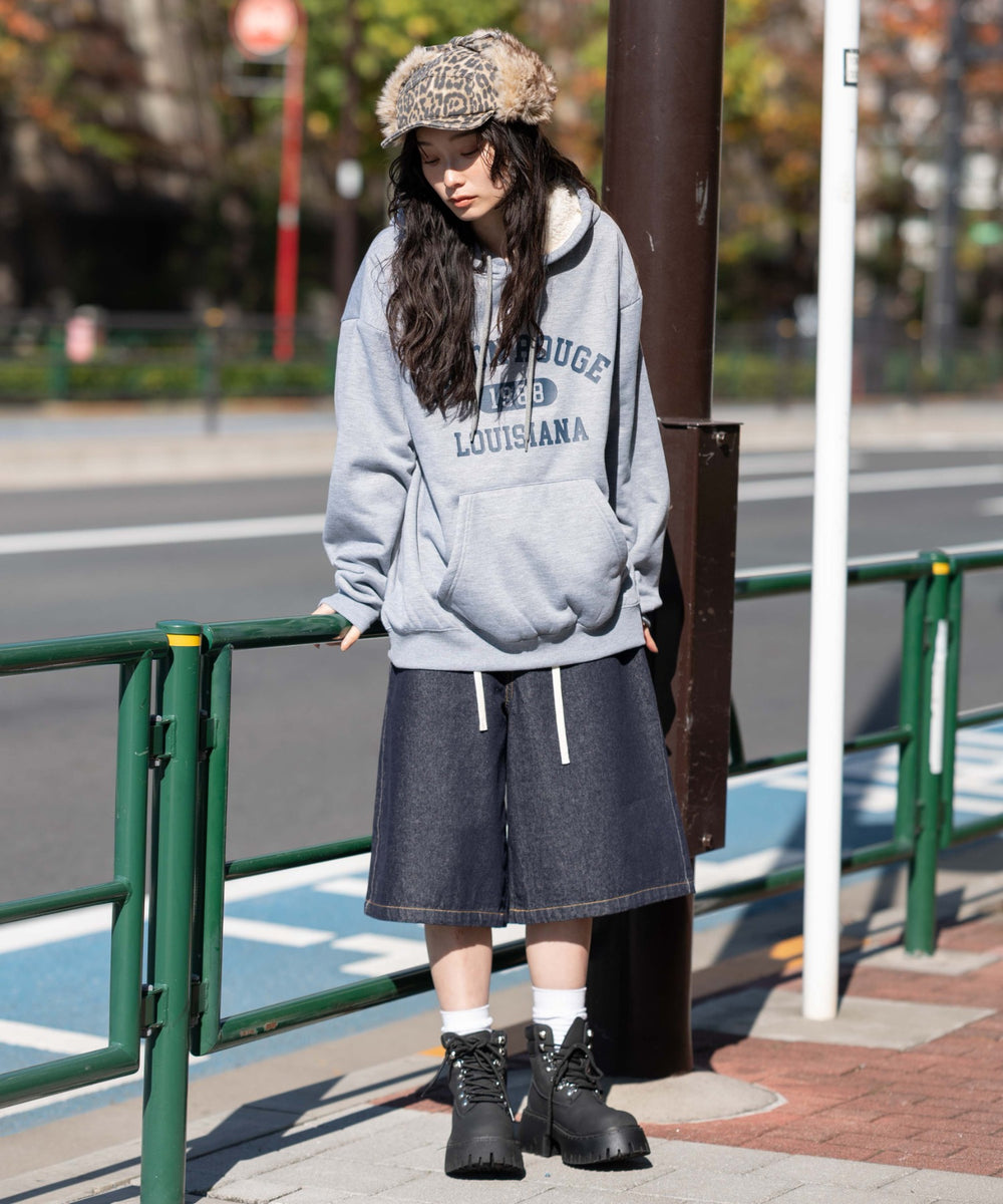 杢グレー　モデル：161cm L着用