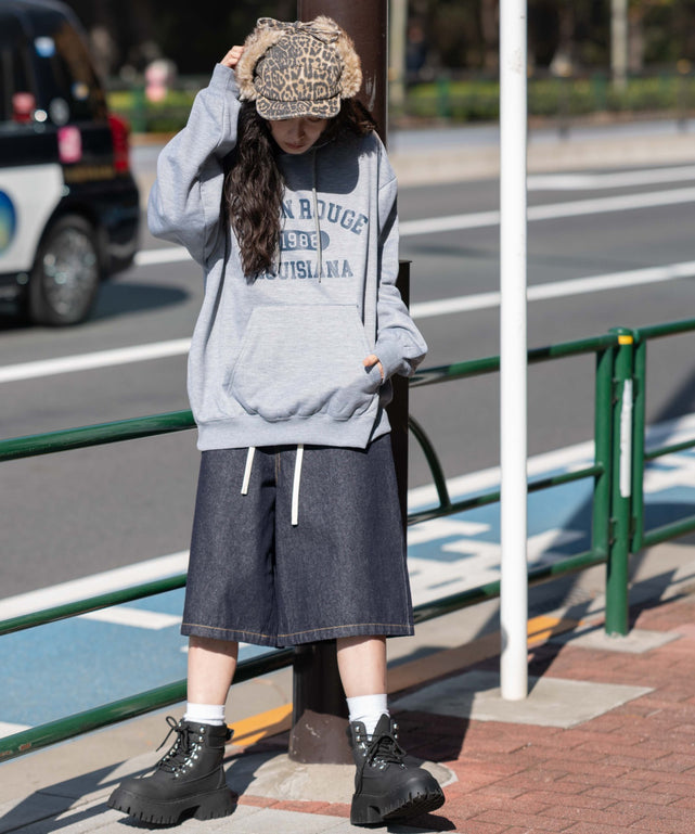 杢グレー　モデル：161cm L着用