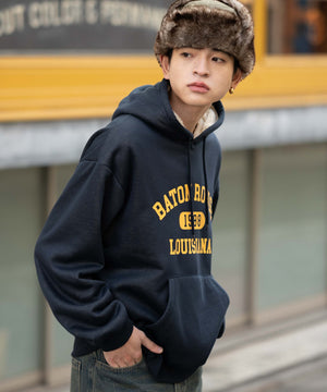 ネイビー モデル：175cm L着用