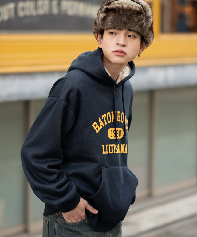 ネイビー モデル：175cm L着用