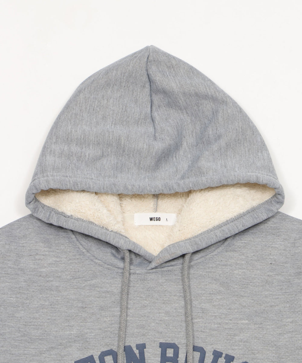 カレッジロゴボアパーカー