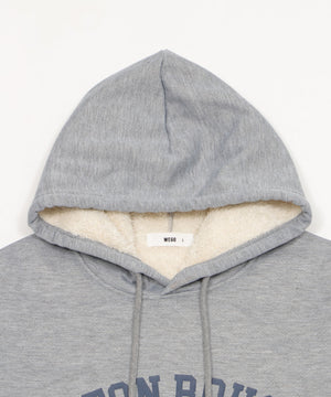 カレッジロゴボアパーカー