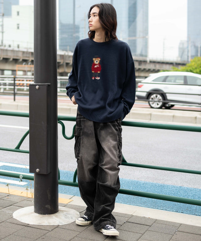 ネイビー モデル：175cm L着用