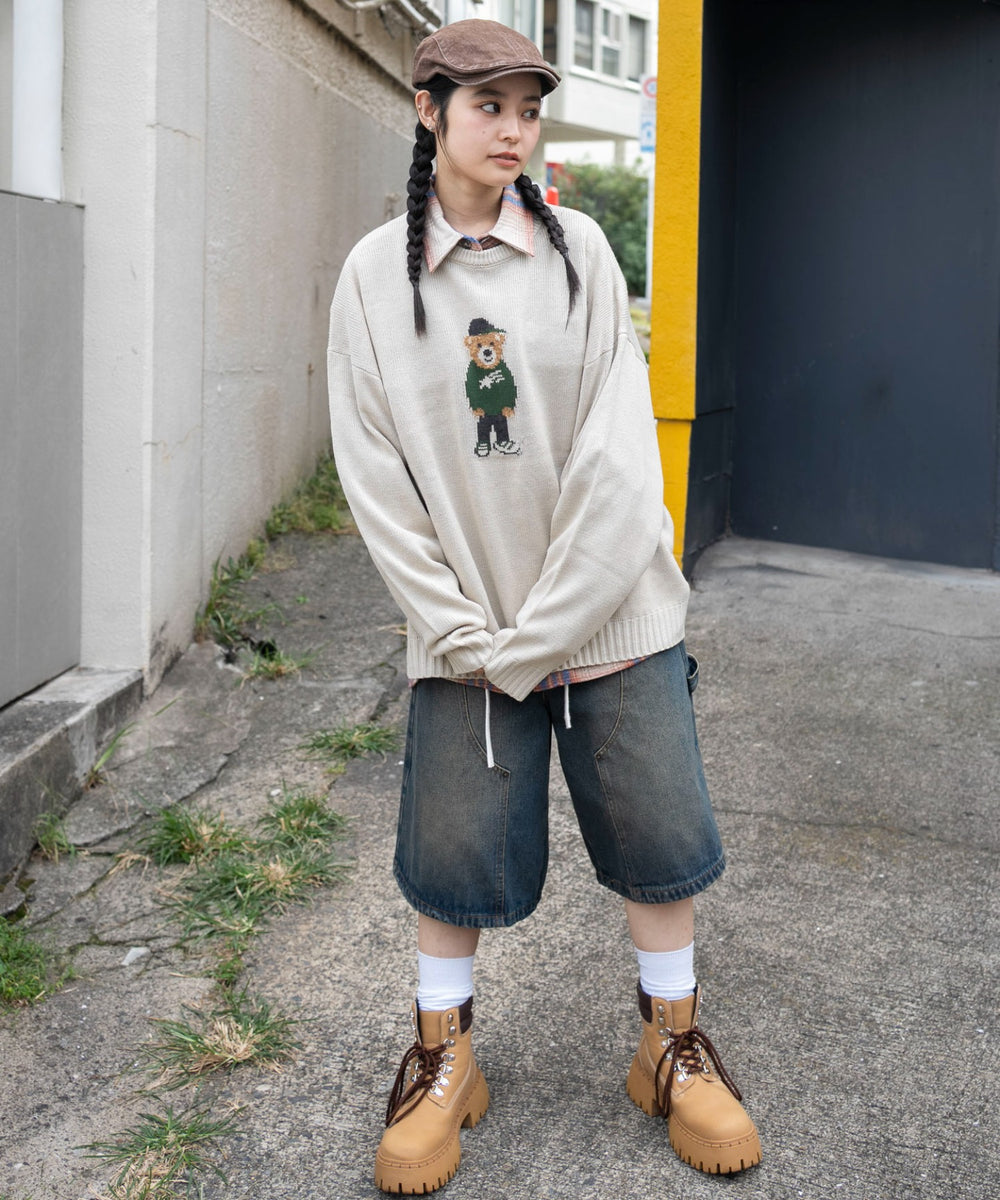 オフホワイト　モデル：161cm L着用