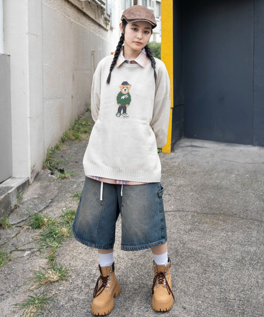 オフホワイト　モデル：161cm L着用