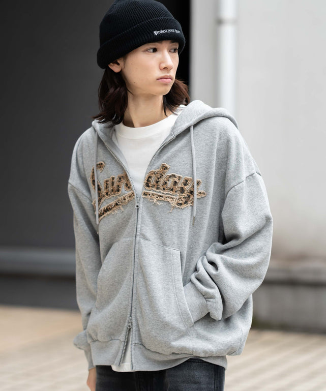 杢グレー モデル：175cm L着用