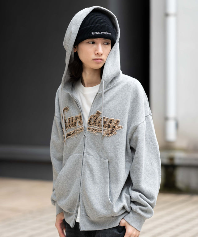 杢グレー モデル：175cm L着用