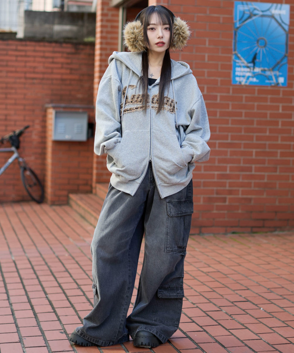 杢グレー　モデル：159cm L着用