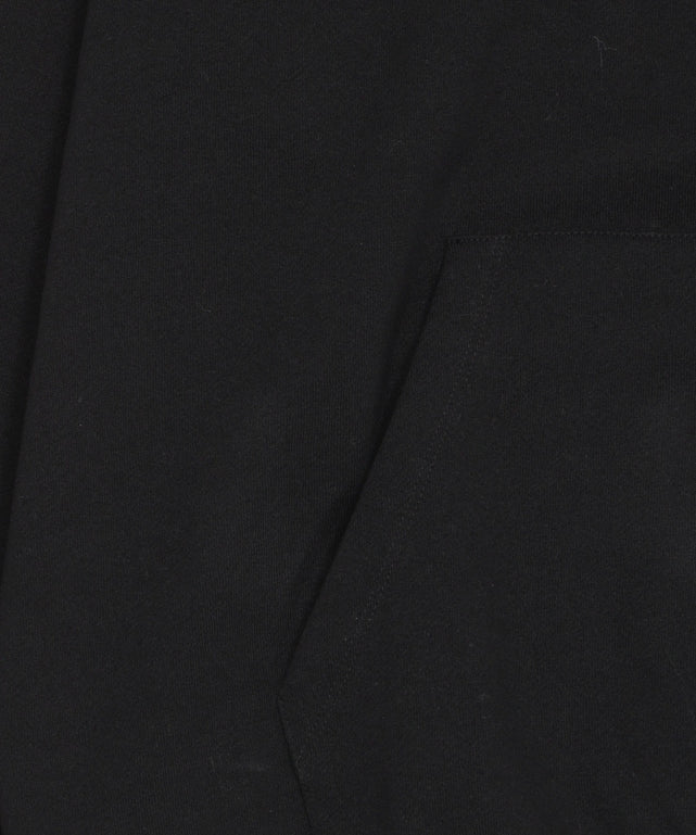 裏起毛エンボスステッチロゴプルパーカー