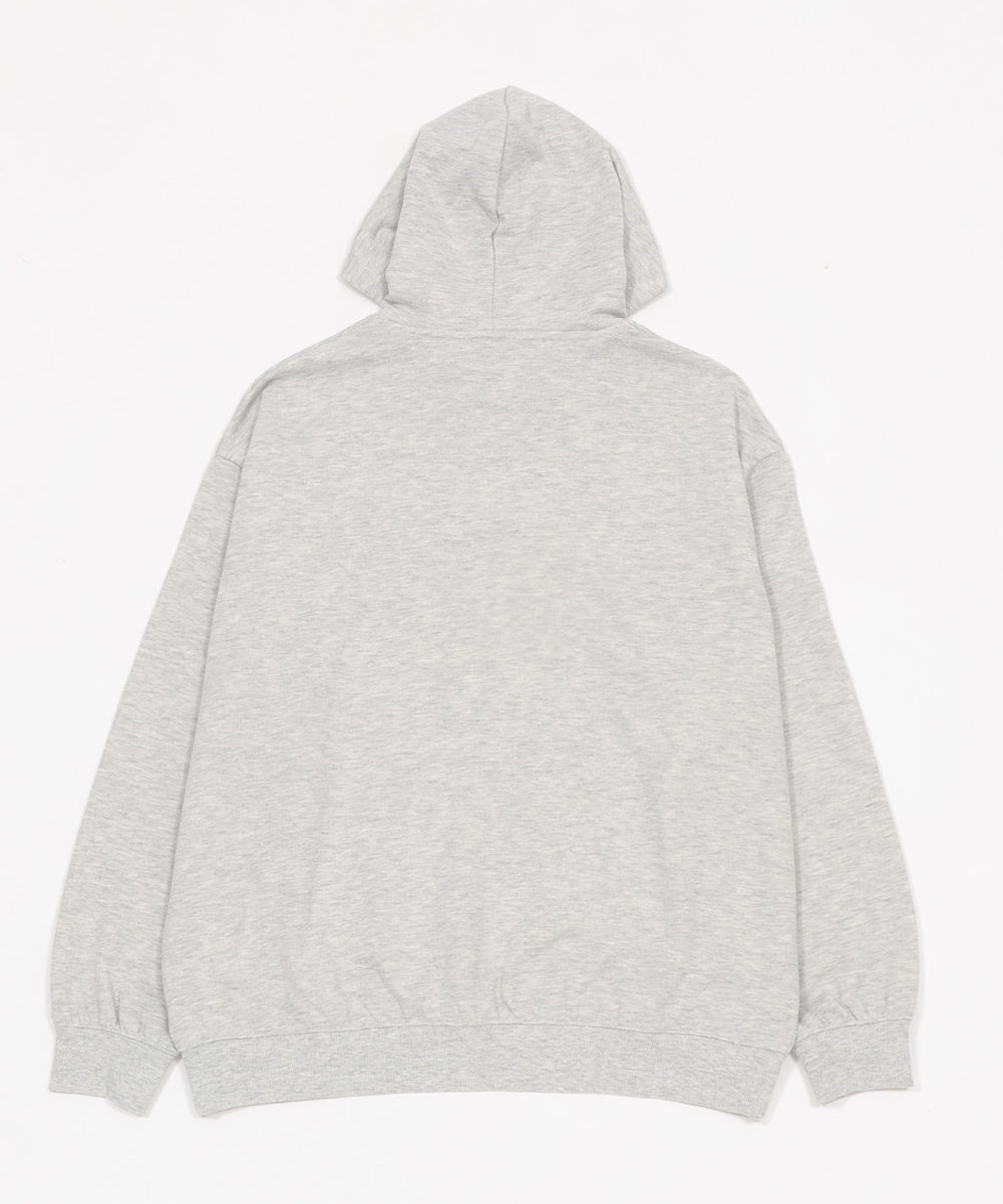 ワンポイント刺繍プルパーカー