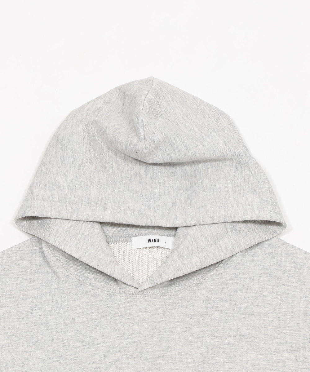 ワンポイント刺繍プルパーカー