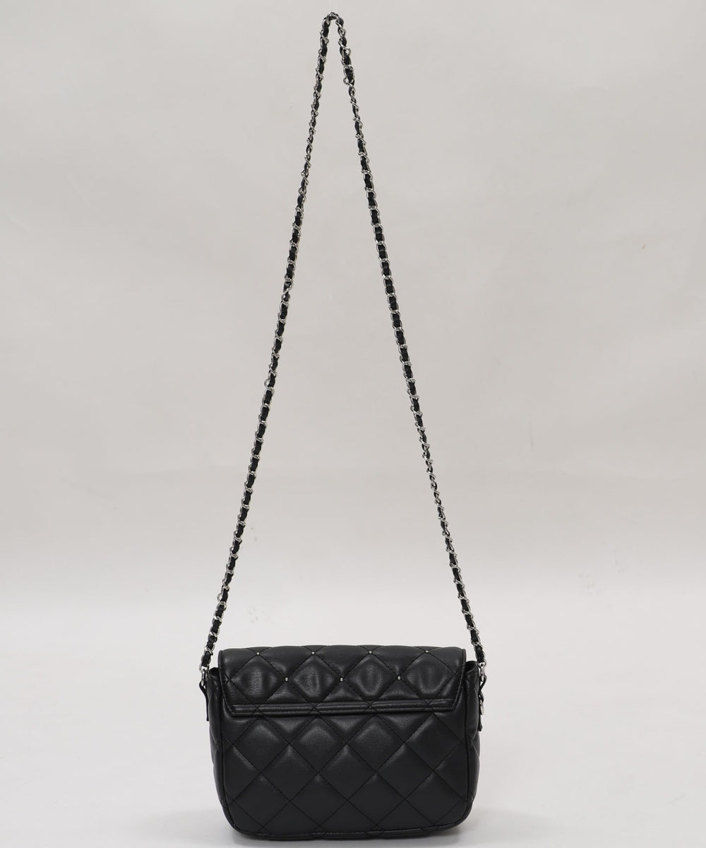 キルティングフラップチェーンショルダー